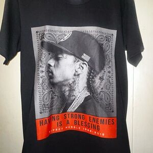 Nipsey Hussle Graphic Tribute T-Shirt